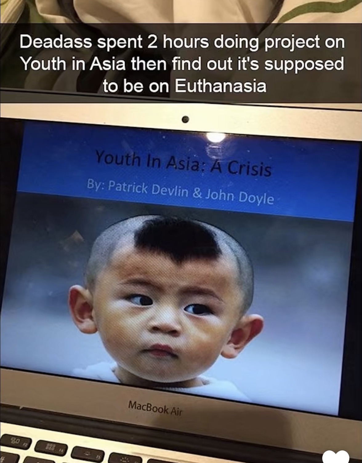 euthanasia youth in asia - Deadass spent 2 hours doing project on Youth in Asia then find out it's supposed to be on Euthanasia 2012 888 Youth In Asia A Crisis By Patrick Devlin & John Doyle MacBook Air